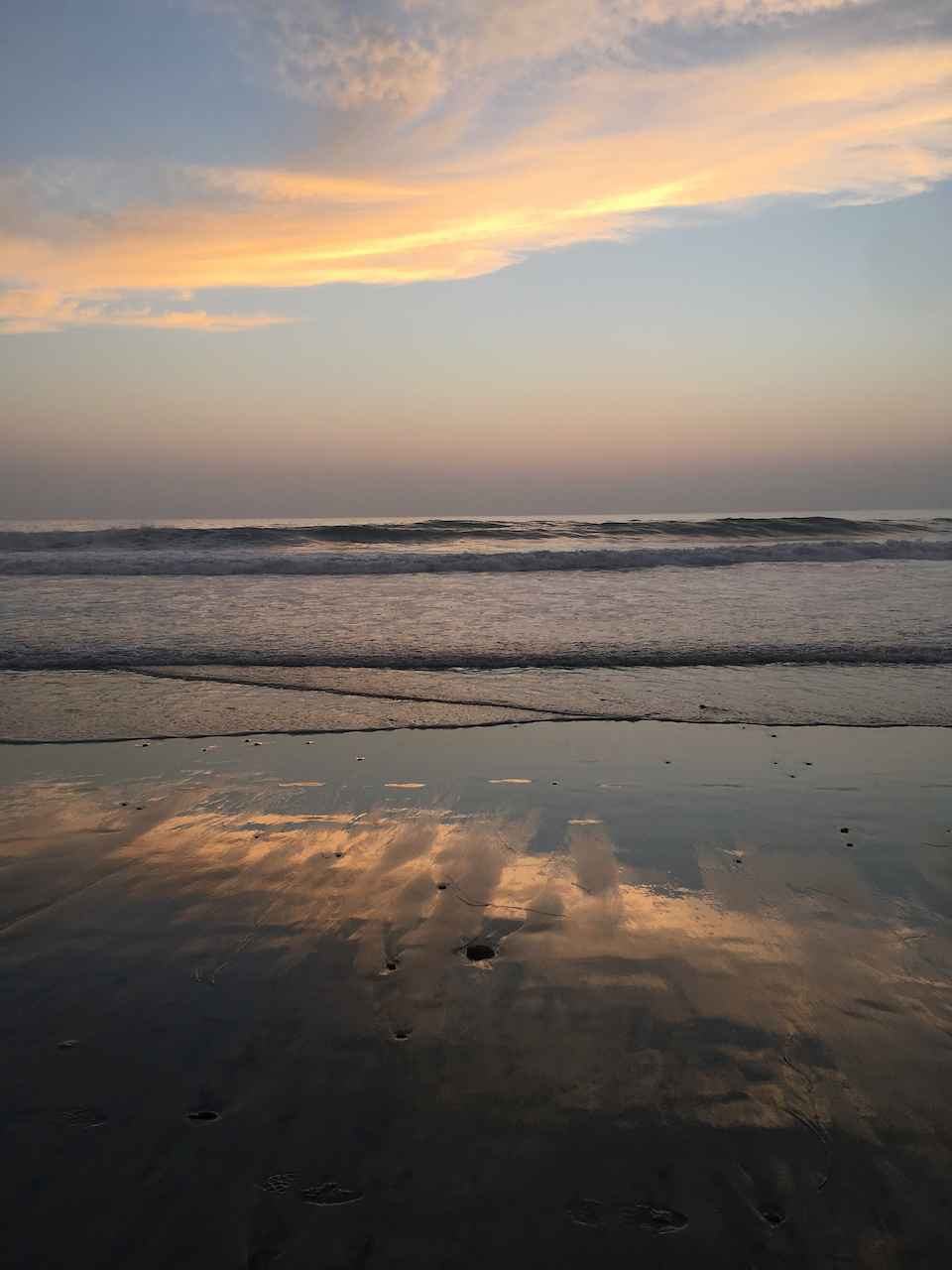 photo: beach sunset